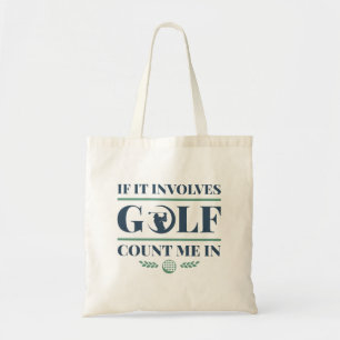 Bolsa Tote Se Envolver Golfe Conte-Me
