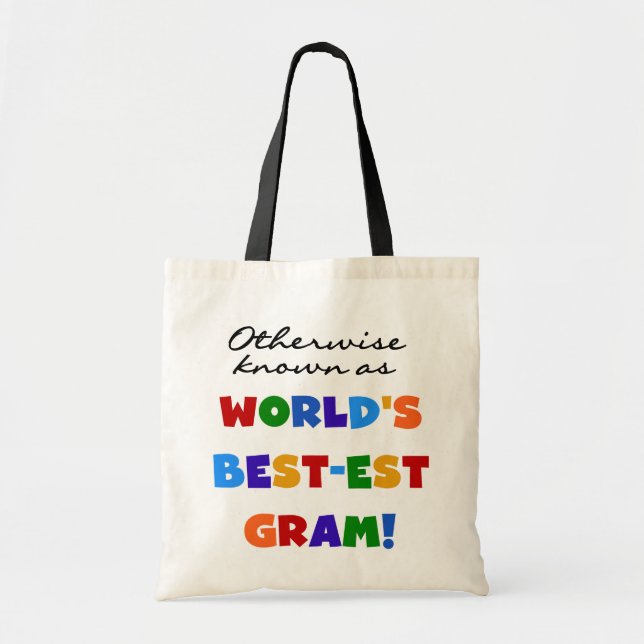 Bolsa Tote Se não sabido como presentes do grama do (Frente)
