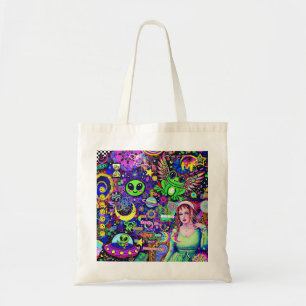 Bolsa Tote Se Você Me Ama Você Não Me Ama   Trippy Frog Ali