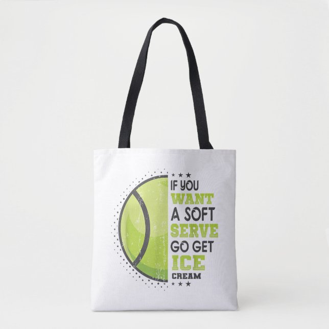 Bolsa Tote Se Você Quer Um Servidor Suave Vá Engraçado Com O  (Frente)