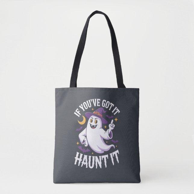 Bolsa Tote Se você tem isso assombra no Halloween (Frente)