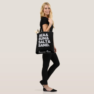 Bolsa Tote Sea and Sun and Salt and Sand Summer Time