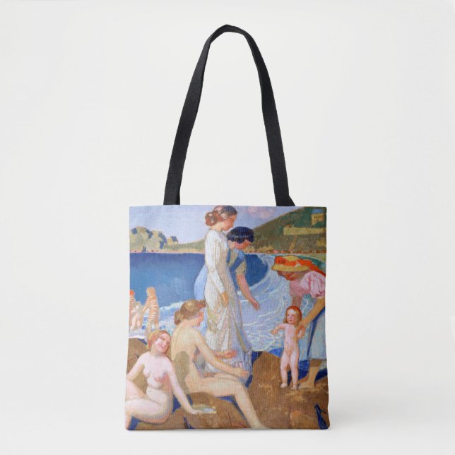 Bolsa Tote Sea Bathing, Maurice Denis (Frente)