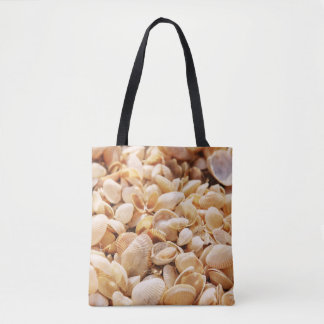 Bolsa Tote Sea Beach Shell: Fundo Texturizado de Verão
