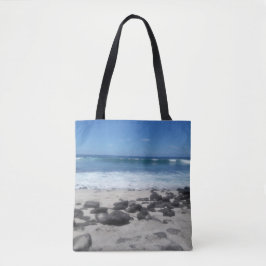 Bolsa Tote Sea Foam Ocean Lava Beach