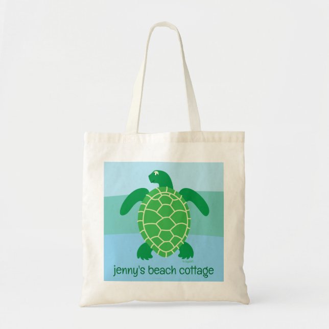 Bolsa Tote Sea Turtle Custom  Tote Bag (Frente)