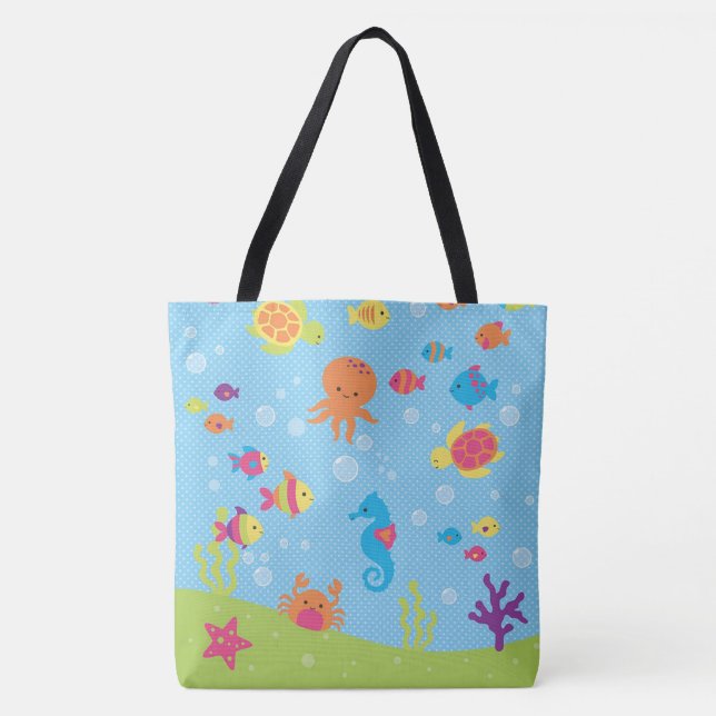 Bolsa Tote Sealife (Frente)