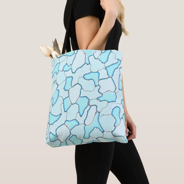 Bolsa Tote Seaquacamo, a versão de duas cores. (Close Up)
