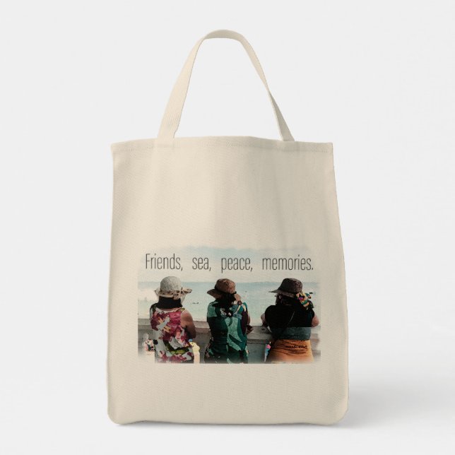 Bolsa Tote Seaside Friendship Memories (Verso)