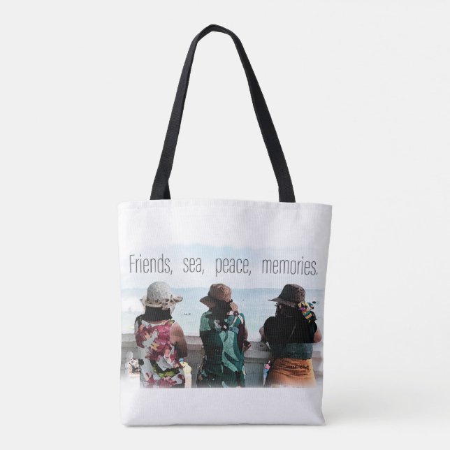 Bolsa Tote Seaside Friendship Memories (Verso)