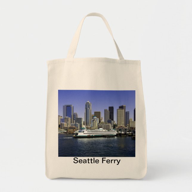 Bolsa Tote Seattle Ferry Estado de Washington (Frente)