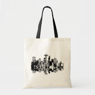 Bolsa Tote Seattle, Linha do horizonte de Washington