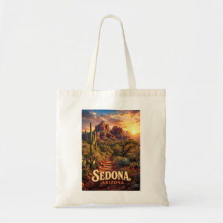 Bolsa Tote Sedona Arizona Pôr do Sol Rocha Vermelha Deserto V
