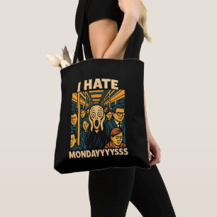 Bolsa Tote Segunda-feira de Gritar de Hora de Corrida do Metr