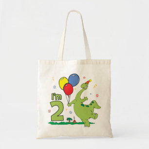 Bolsa Tote Segundo aniversário Dino
