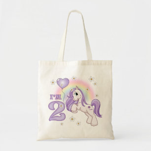 Bolsa Tote segundo aniversário Pony bonito