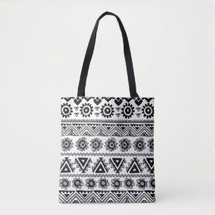 Bolsa Tote Segundo padrão étnico tribal, perfeito.