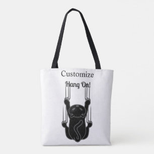 Bolsa Tote Segure no Thunder_Cove de Gato Preto