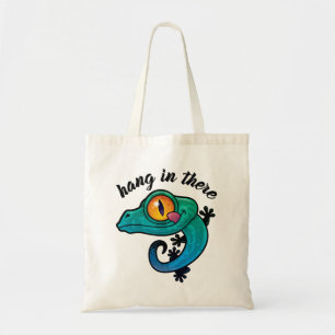 Bolsa Tote Segure-Se Ali Colorida Gecko