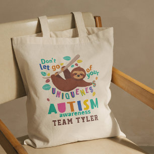 Bolsa Tote Segure Sua Unicidade Preguiça de Conscientização d