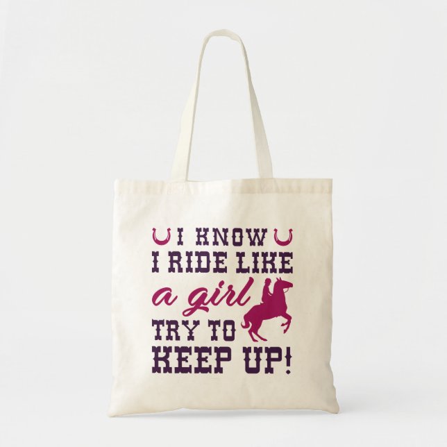 Bolsa Tote Sei Que Ando Como Uma Garota Tentando Continuar. (Frente)