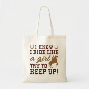Bolsa Tote Sei Que Ando Como Uma Garota Tentando Continuar.