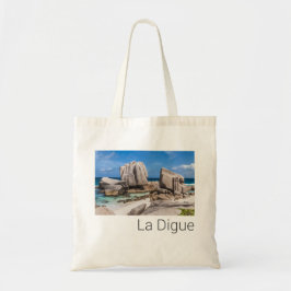 Bolsa Tote Seicheles La Digue Anse Marron Beach Vintage