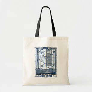 Bolsa Tote Seinfeld Hot Spots of New York Map