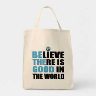 Bolsa Tote Seja A Boa Banheira De Tote Inspiracional