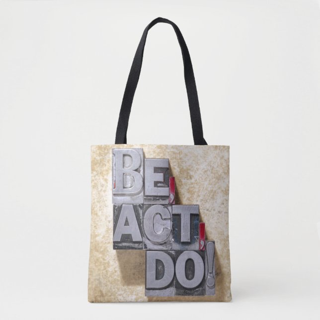 Bolsa Tote Seja, actue, fazem (Frente)