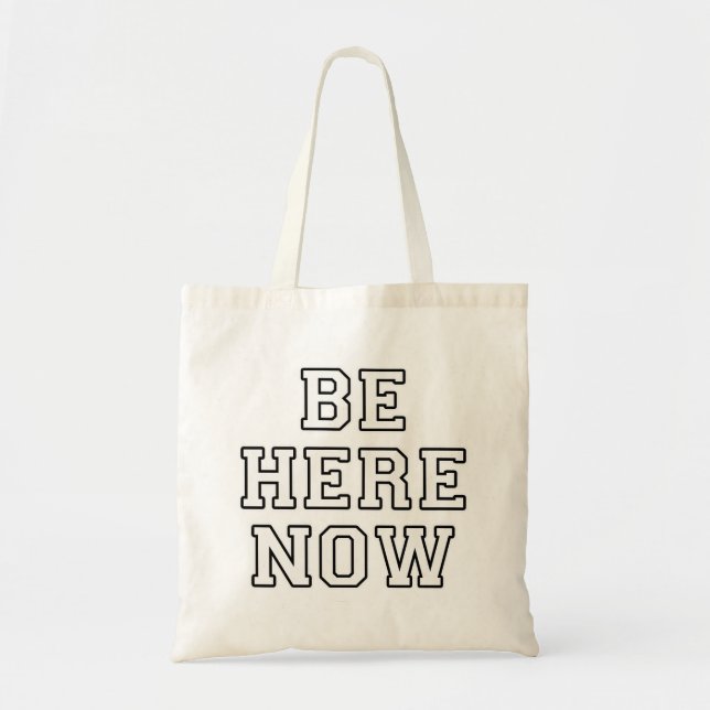 Bolsa Tote Seja Aqui Agora (Frente)