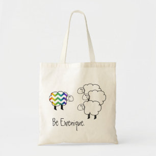Bolsa Tote Seja Ewenique Rainbow Sheep