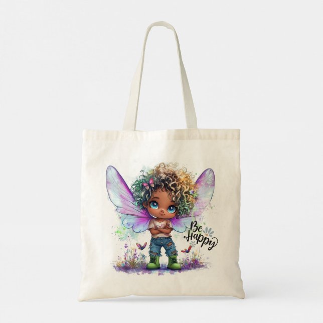 Bolsa Tote Seja Feliz, Lil'Fairy Tote Bag (Verso)