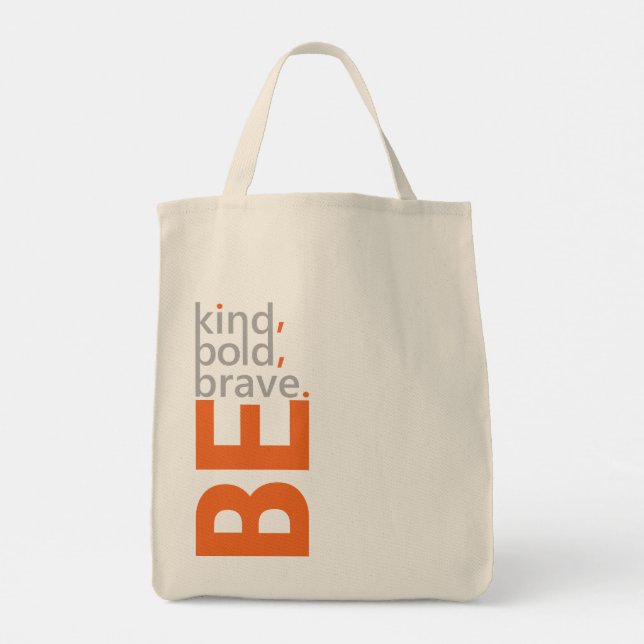 Bolsa Tote Seja gentil (Verso)
