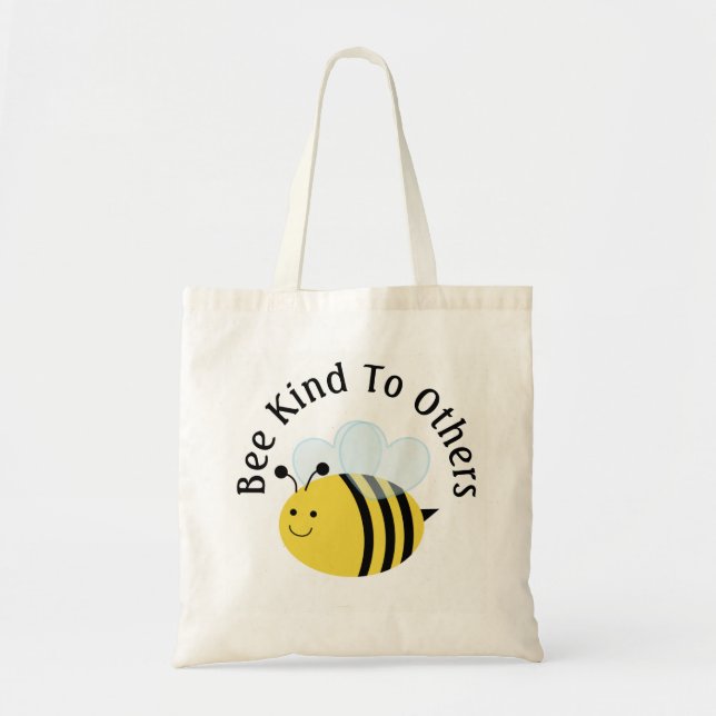 Bolsa Tote Seja Gentil Com Os Outros Abelhão (Frente)