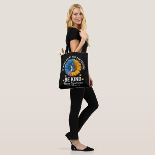 Bolsa Tote Seja Gentil Conscientização sobre Síndrome de Down