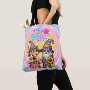 Bolsa Tote Seja Hippie Gnomos