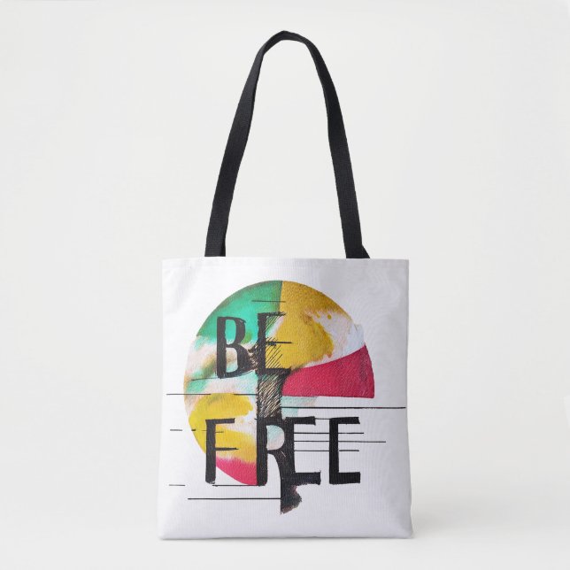 Bolsa Tote Seja livre (Frente)