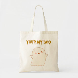 Bolsa Tote Seja Meu Fantasma De Boo Halloween