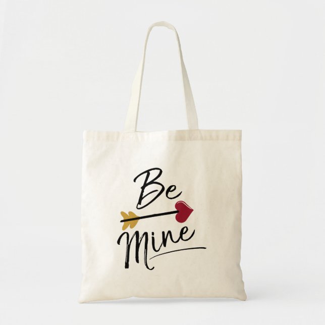 Bolsa Tote Seja minha Lindos Valentines (Frente)