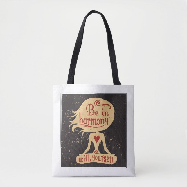 Bolsa Tote Seja na harmonia com o senhor mesmo 2 (Frente)