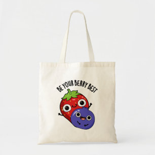 Bolsa Tote Seja Seu Berry, Melhor Fruta Engraçado.