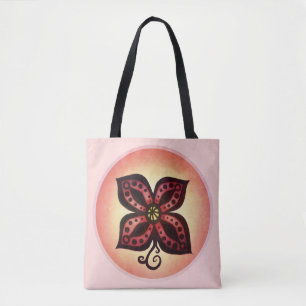 Bolsa Tote Seja seu próprio tipo da flor