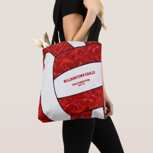 Bolsa Tote seleção branca vermelha-menina cor nome do treinad