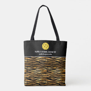 Bolsa Tote Seletor Personalizado de Impressão de Tigre Dourad