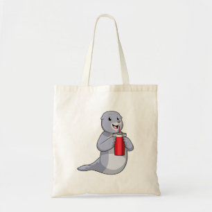 Bolsa Tote Selo com copo de Bebendo