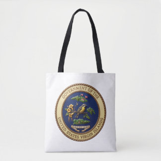 Bolsa Tote Selo das Ilhas Virgens dos Estados Unidos