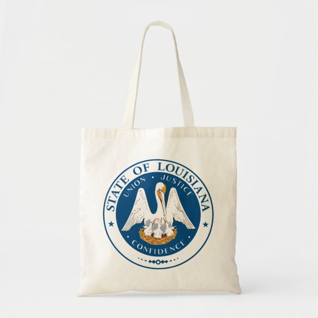 Bolsa Tote Selo Estadual de Louisiana Tote Bag (Frente)