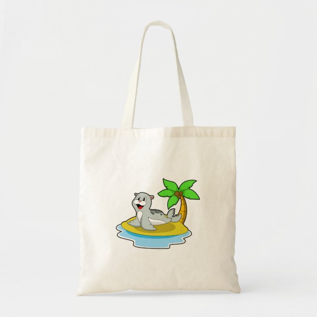 Bolsa Tote Selo na Ilha (Frente)