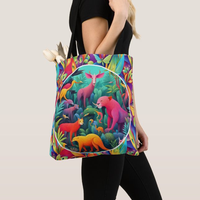 Bolsa Tote Selva Animal (Close Up)